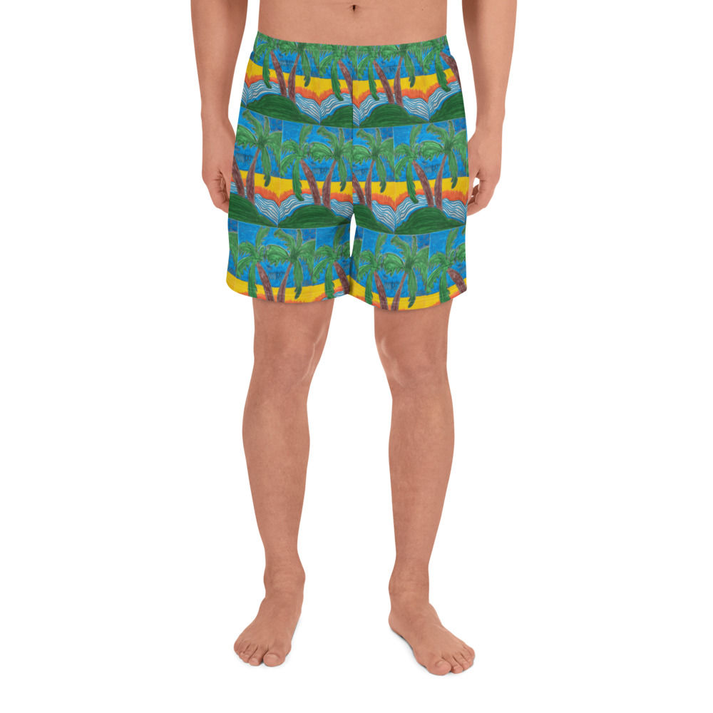 Men's Athletic Long Shorts