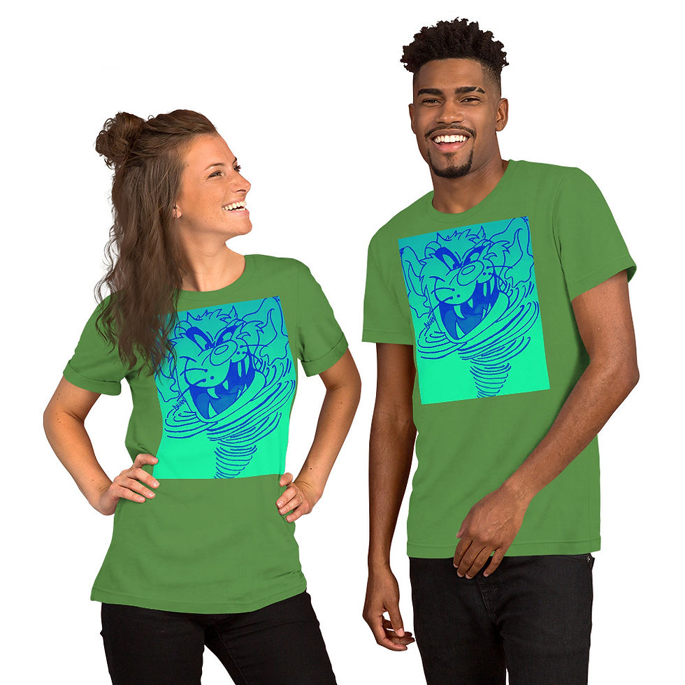 Thumbnail: Unisex t-shirt (Taz Green)