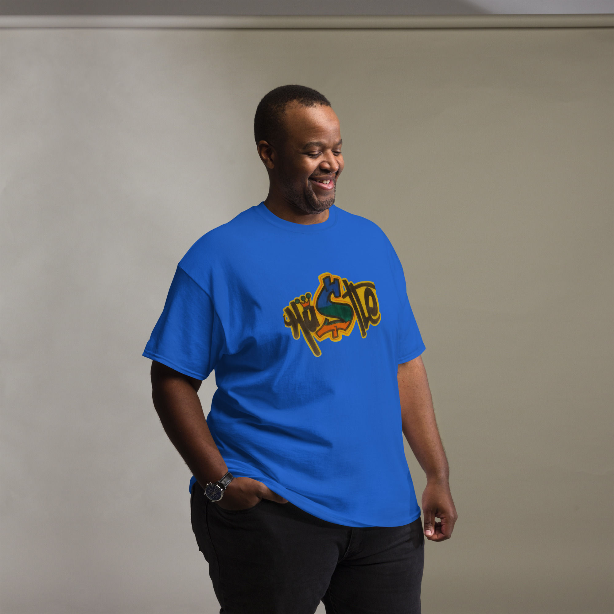 Men's classic tee (Hustle)