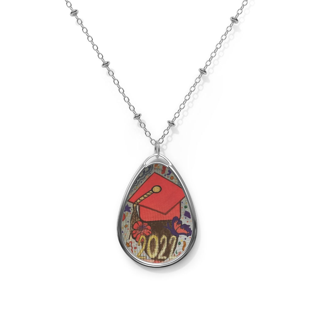 Graduation Oval Necklace