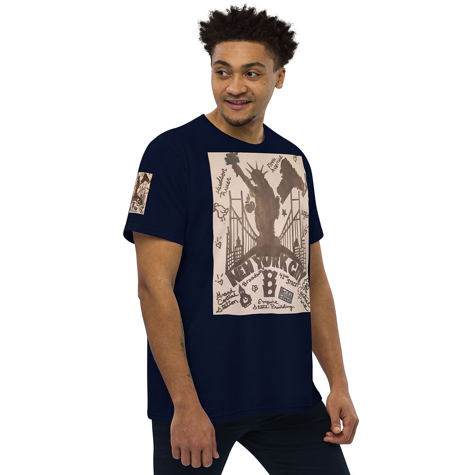 Thumbnail: New York City Men's fitted straight cut t-shirt