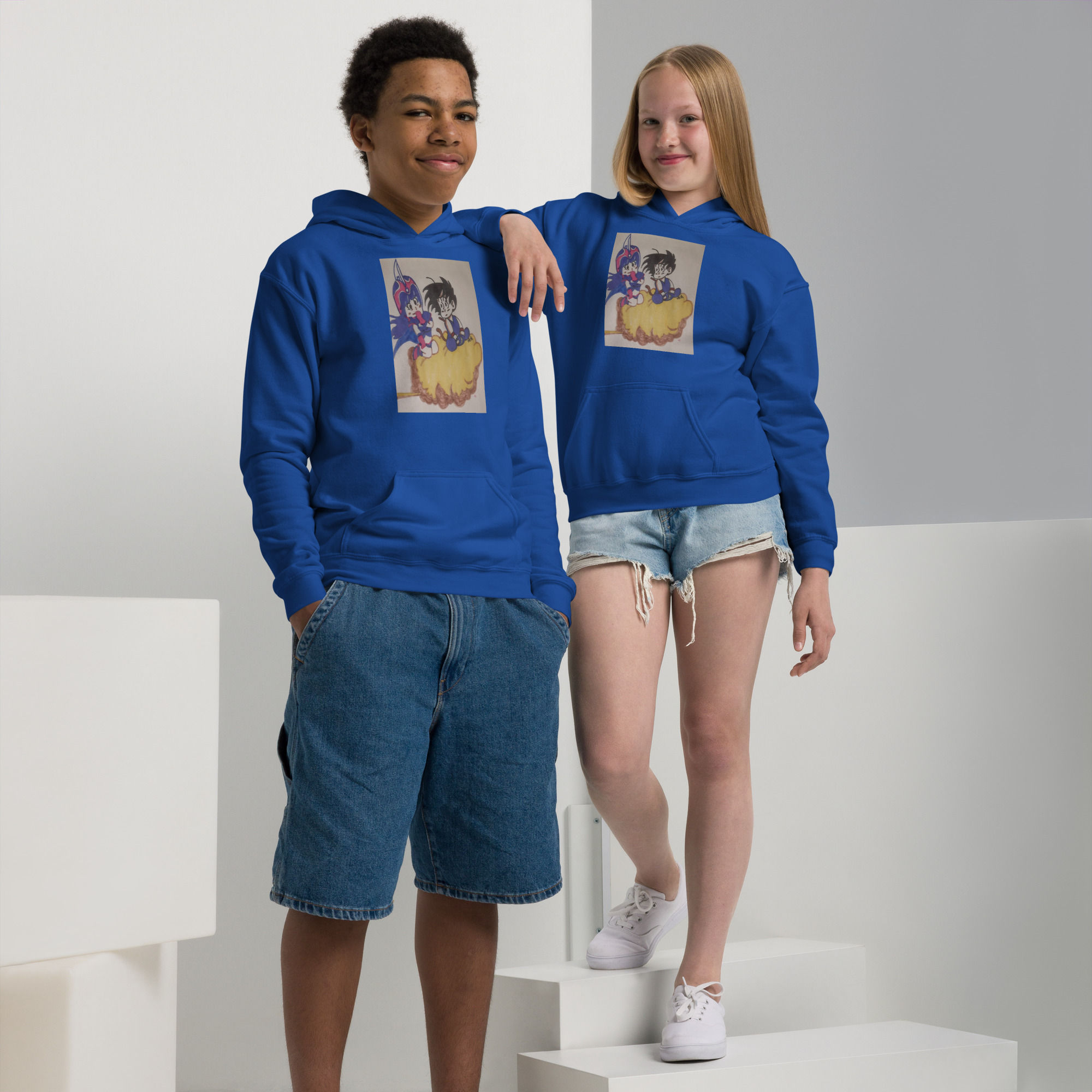 Youth heavy blend hoodie (Baby Dragon Ball Z)