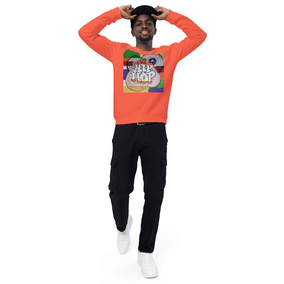 Thumbnail: Unisex raglan sweatshirt(Hip Hop)