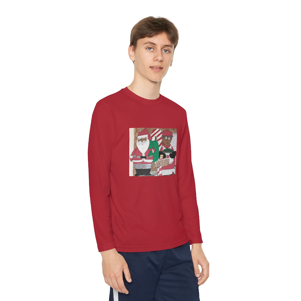 Thumbnail: Mr & Mrs Claus Youth Long Sleeve Tee