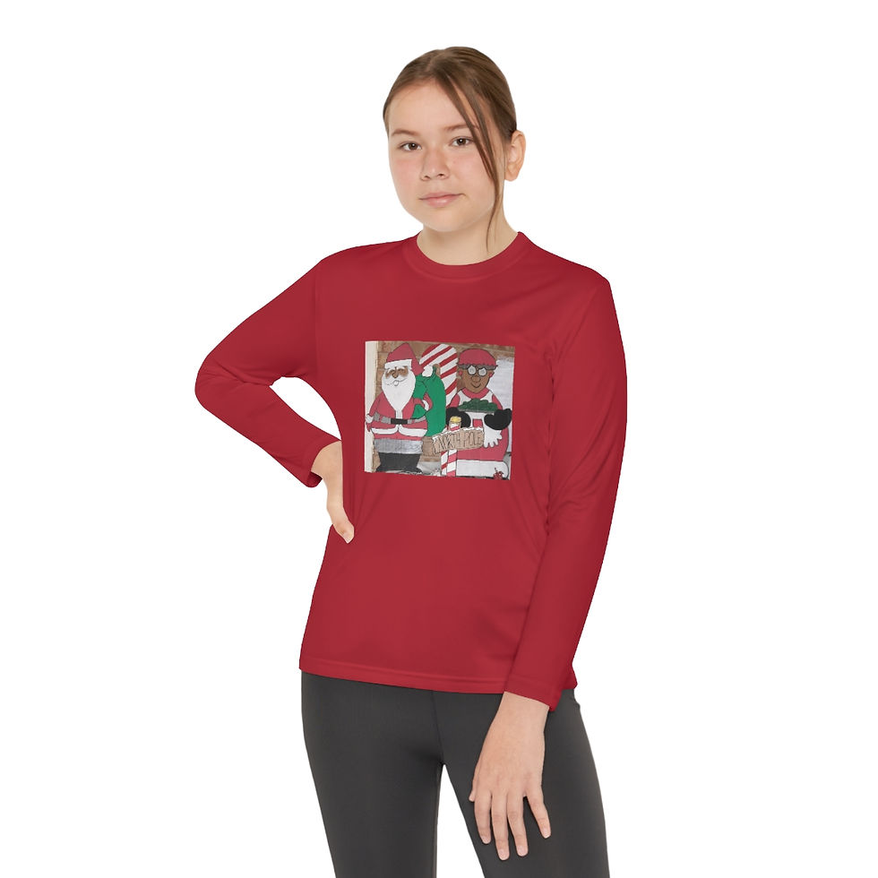 Thumbnail: Mr & Mrs Claus Youth Long Sleeve Tee
