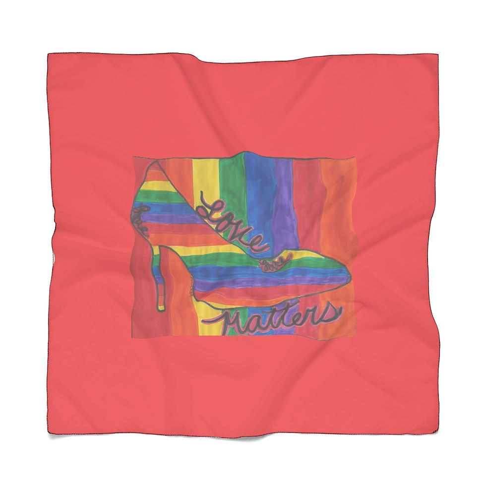 Thumbnail: Love Matters Poly Scarf
