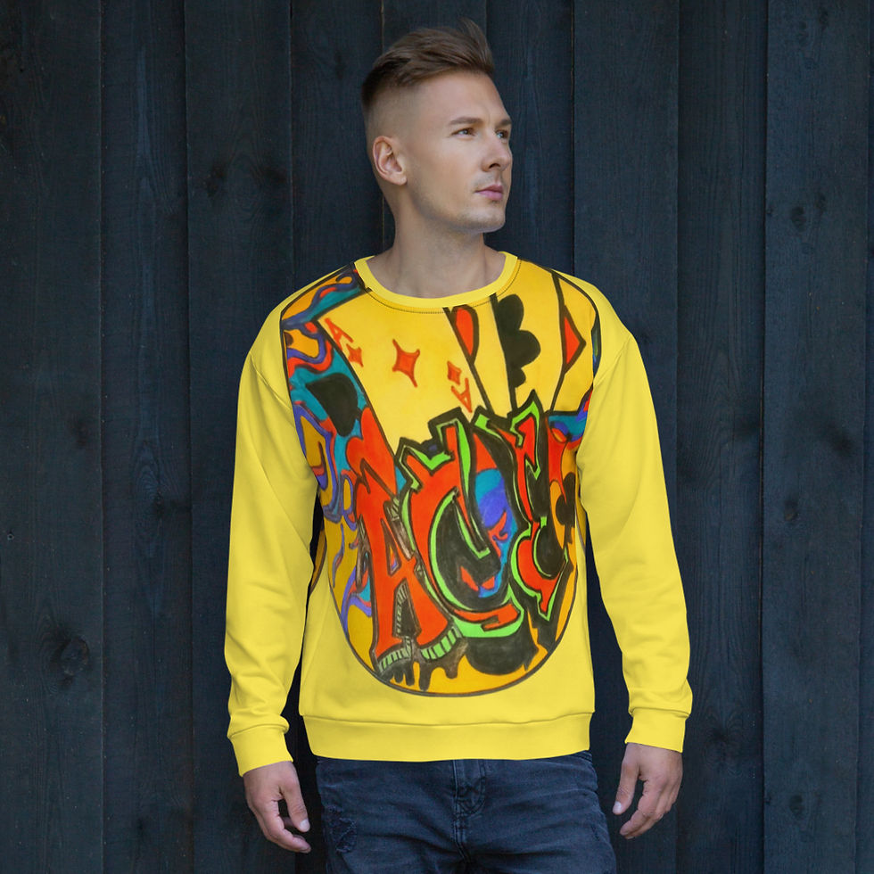 Thumbnail: Unisex Sweatshirt (ACE Yellow)