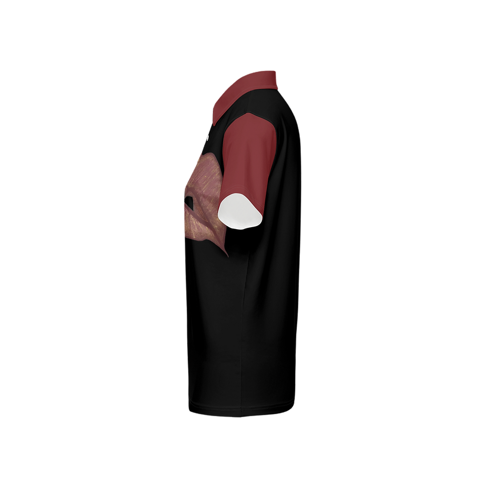 Thumbnail: Lips Art Women’s Classic Short-Sleeve Polo Shirt