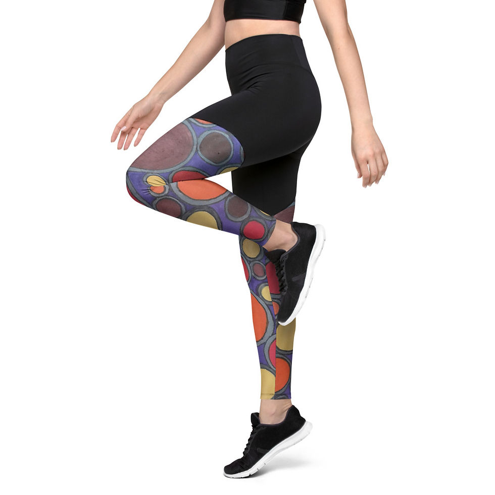 Thumbnail: Fall Circles İdman Leggings