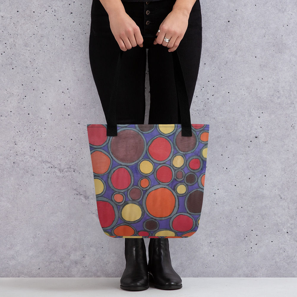 Fall Circles Tote bag