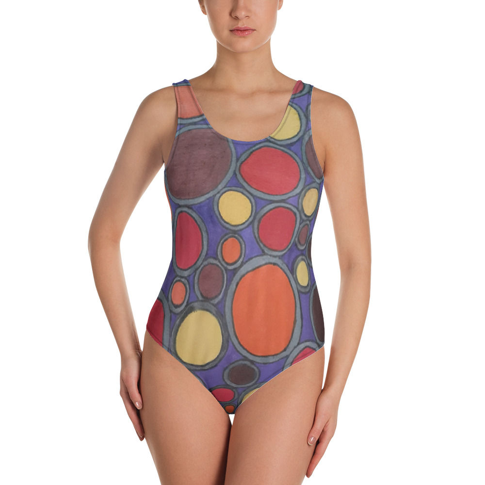 Fall Circles Swimsuit