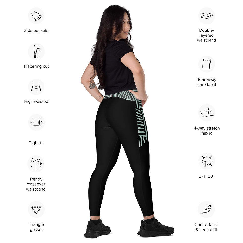 Thumbnail: Crossover leggings with pockets