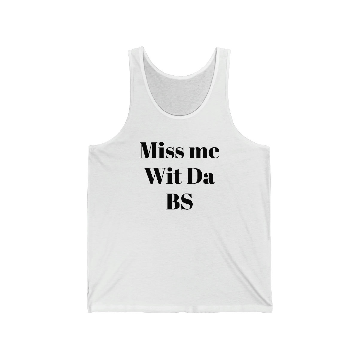 Unisex Jersey Tank