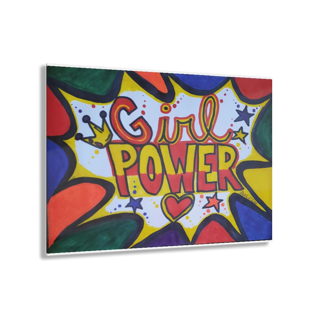 Girl Power Acrylic Print
