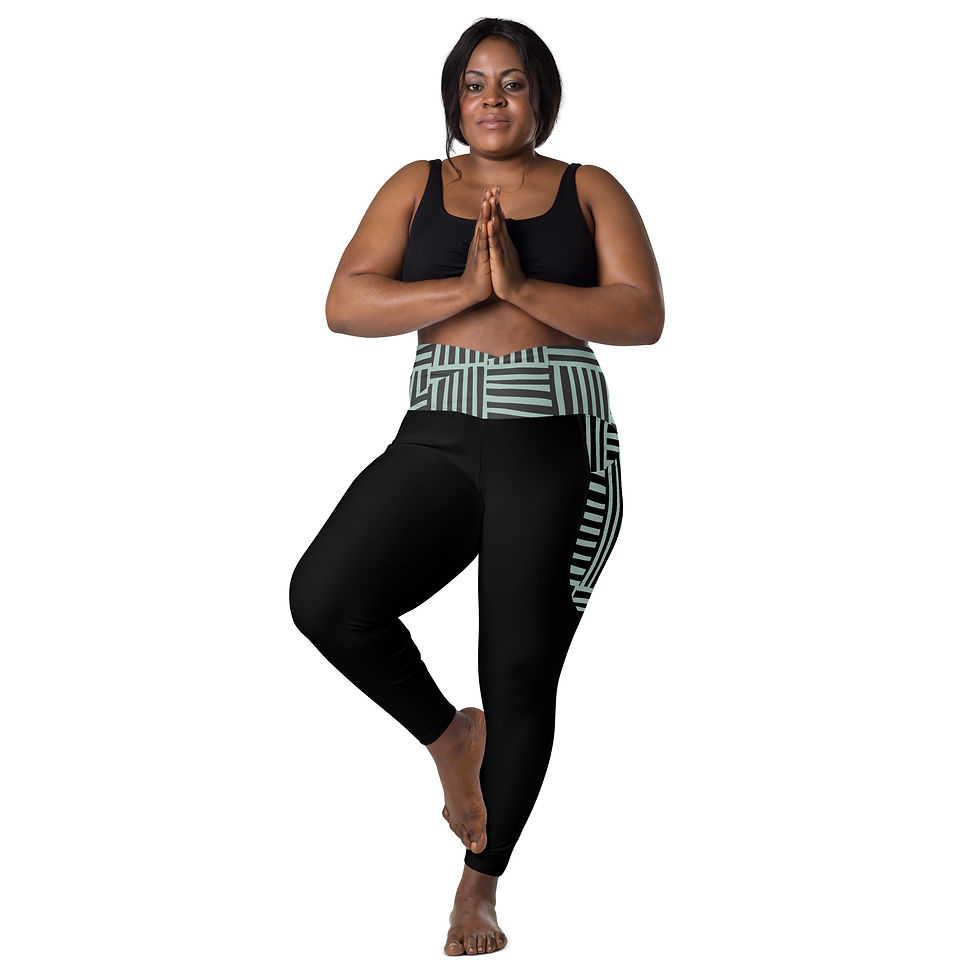 Thumbnail: Crossover leggings with pockets
