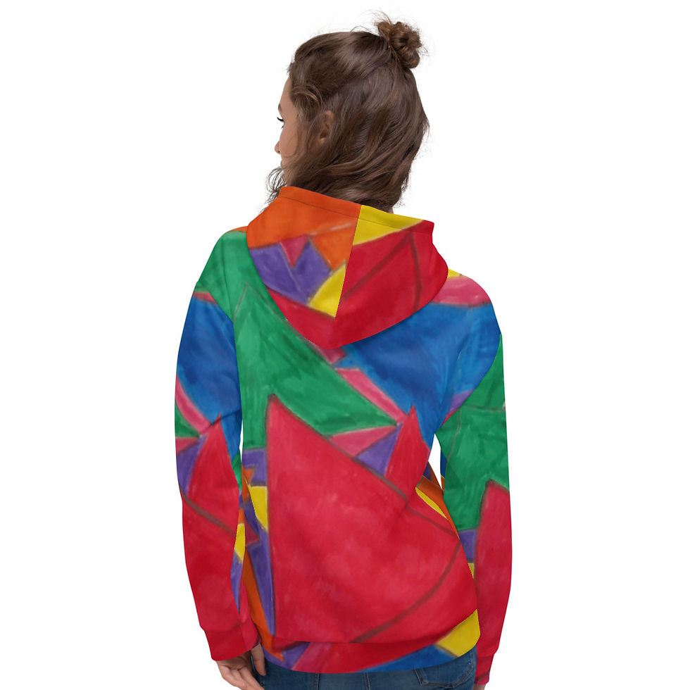 Pikkukuva: Triangle Design Unisex Hoodie