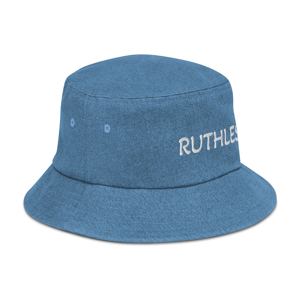 Thumbnail: RUTHLESS Denim bucket hat