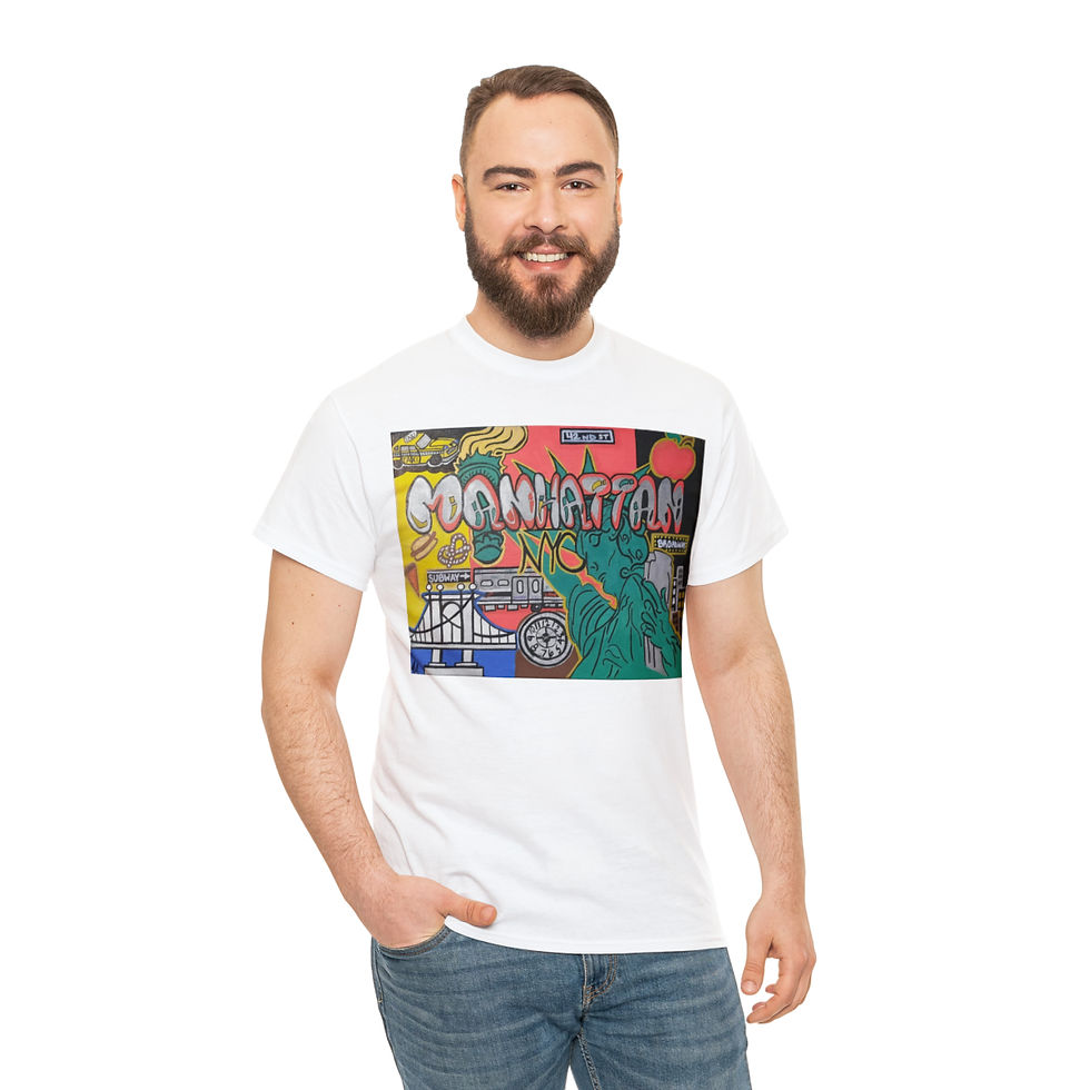 Thumbnail: Unisex Heavy Cotton Tee (Manhattan)
