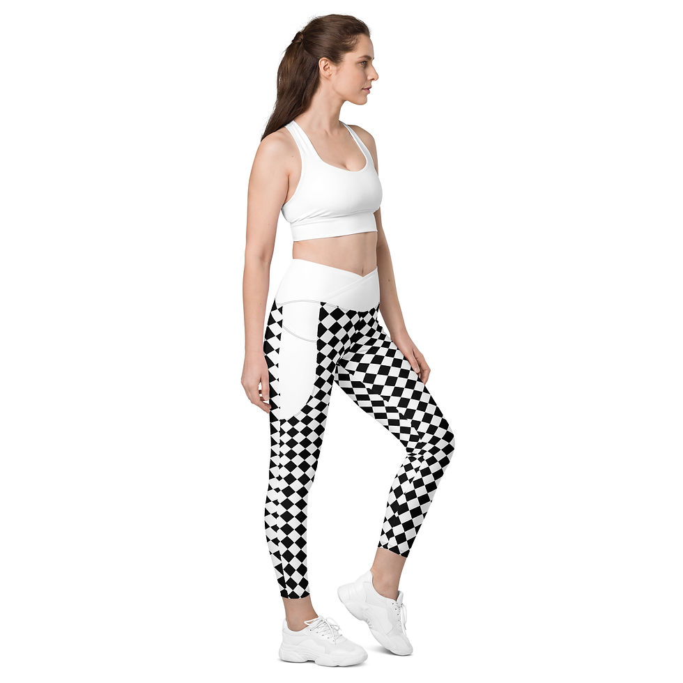 Thumbnail: Crossover leggings with pockets
