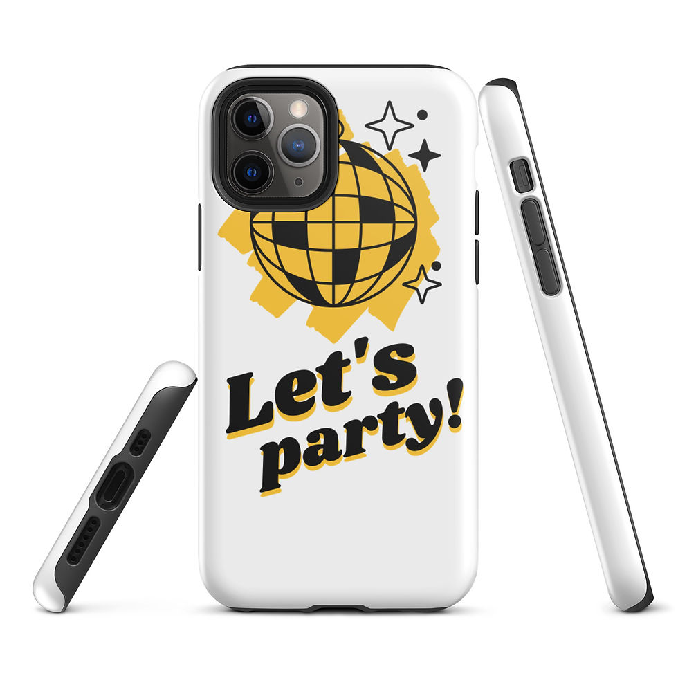 Thumbnail: Let's Party Tough iPhone case