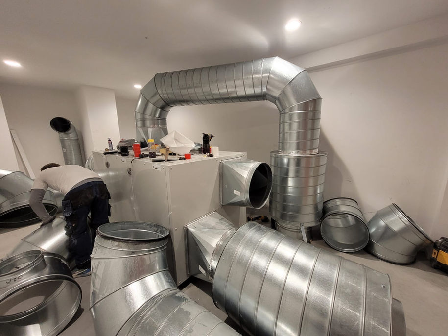ventilation professionnelle, HVAC, ventilation Bruxelles, installation de ventilation double flux brabant wallon