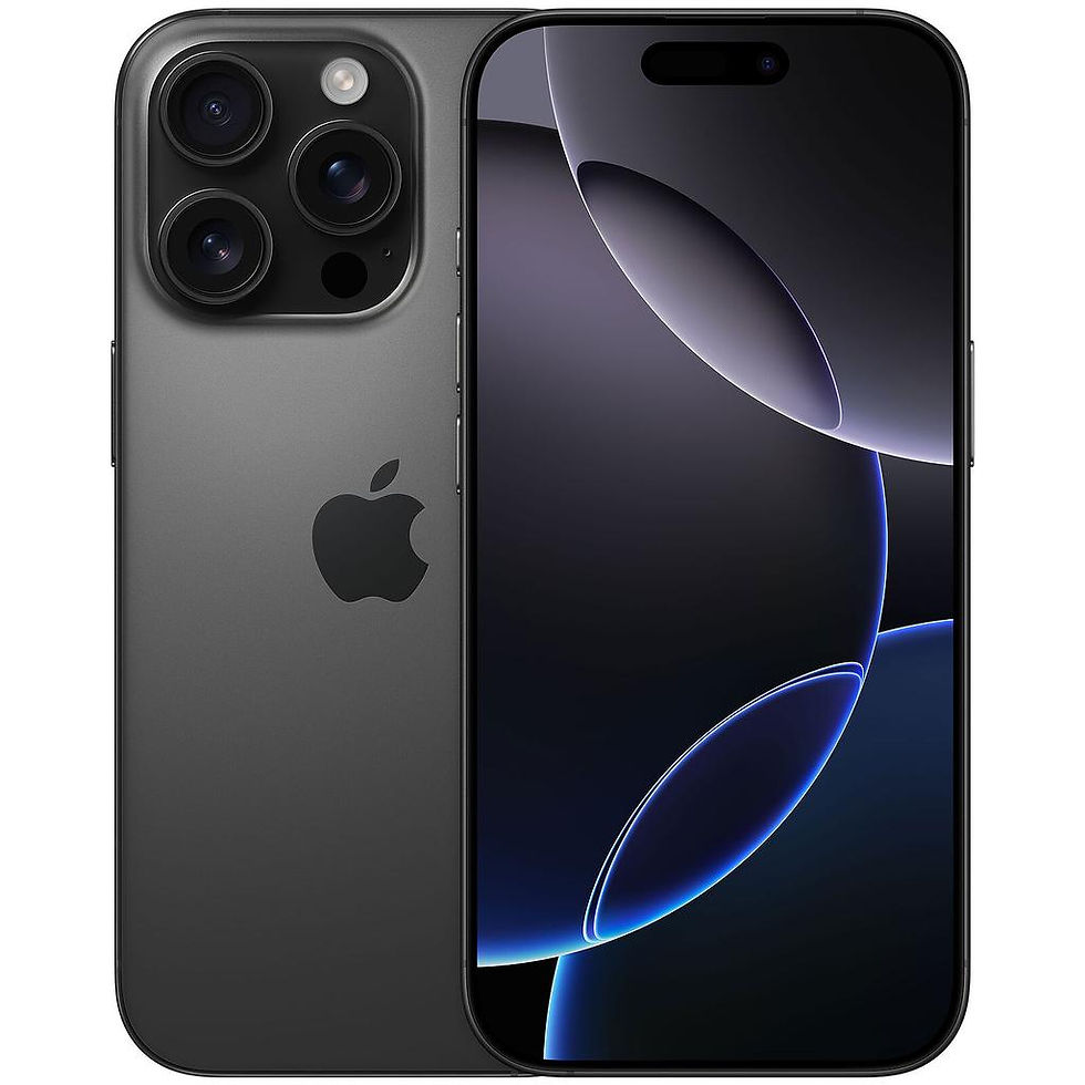 iPhone 16 Pro front and rear view