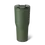 Thumbnail: Olive green tumbler with lid, perfect for hot and cold drink