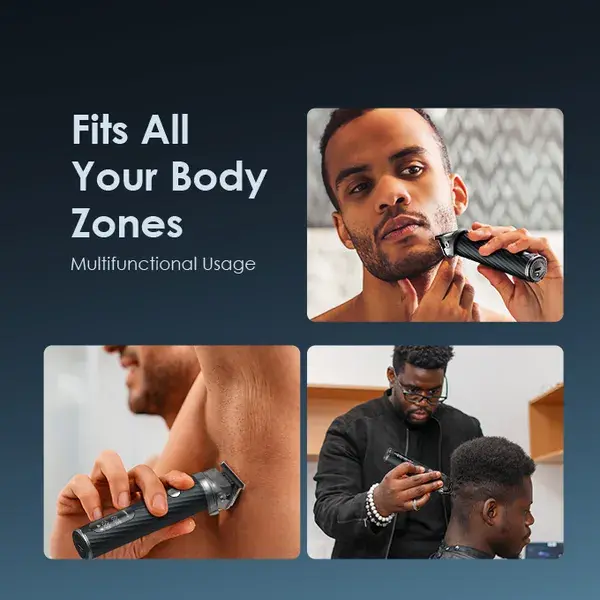 Thumbnail: Fits All Your Body Zones, Multifunctional Usage, Man using a razor