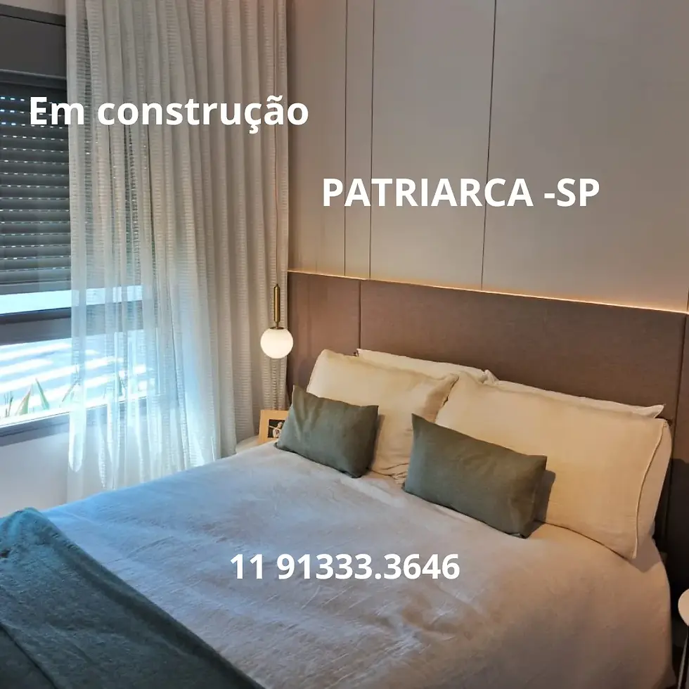 Miniatura: Apartamento no Patriarca SP em construção 109 m2 3 suítes. Suíte master