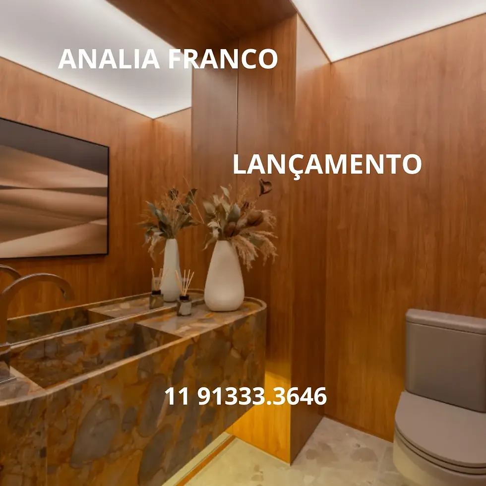 Miniatura: Analia Franco apto. decorado 243 m2 - Lavabo