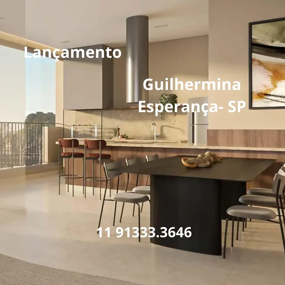 Lançamento Apartamentos Guilhermina Esperança - Unidades de 31 , 33 e 48 m2