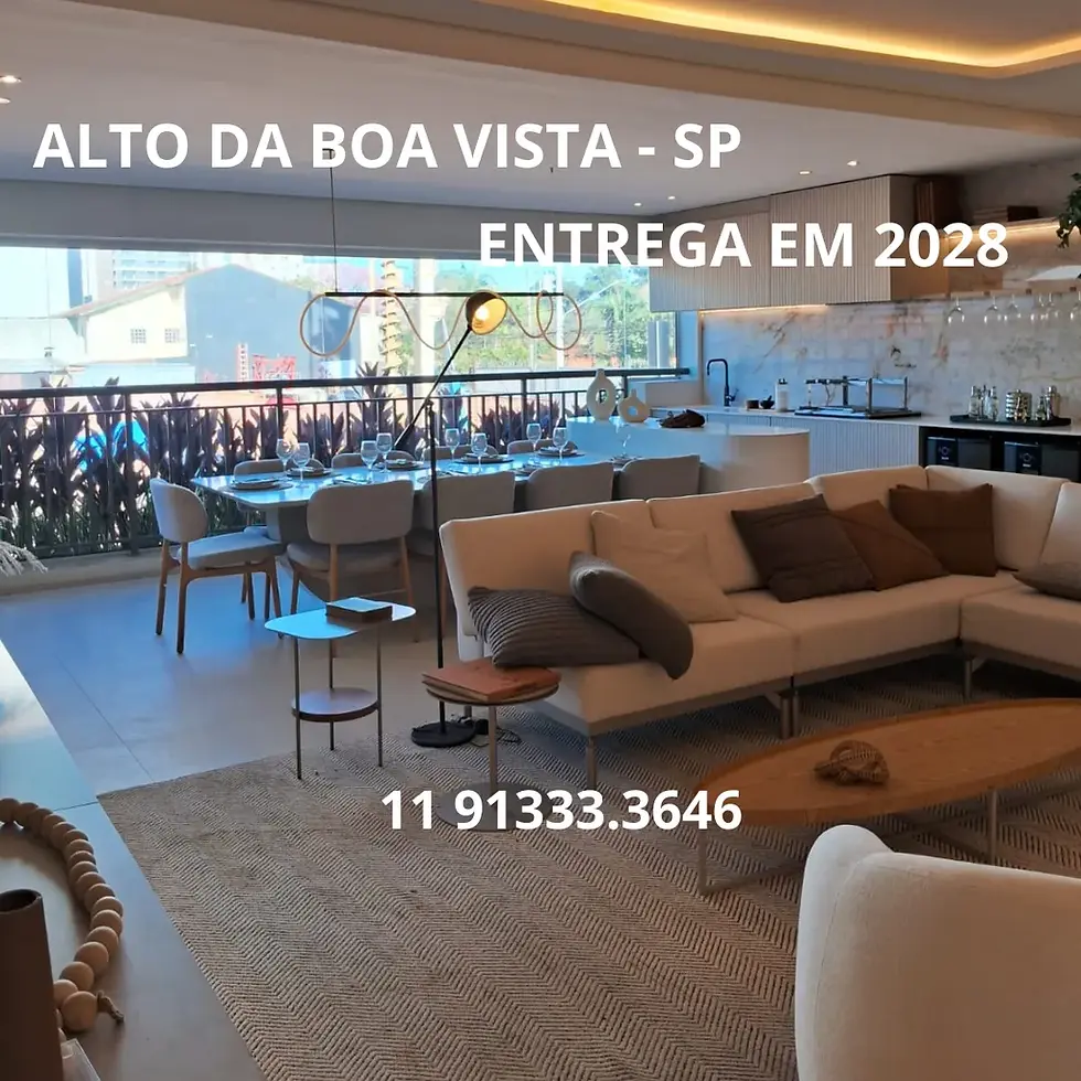 Living Ampliado Apto. 184 m2  - Alto da Boa Vista - SP
