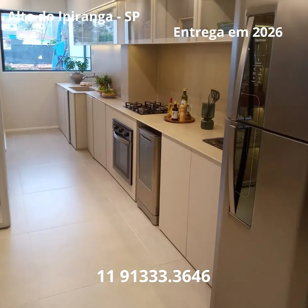 Miniatura: Apartamento Alto do Ipiranga em construção 95 m2 3 dormitórios. Cozinha