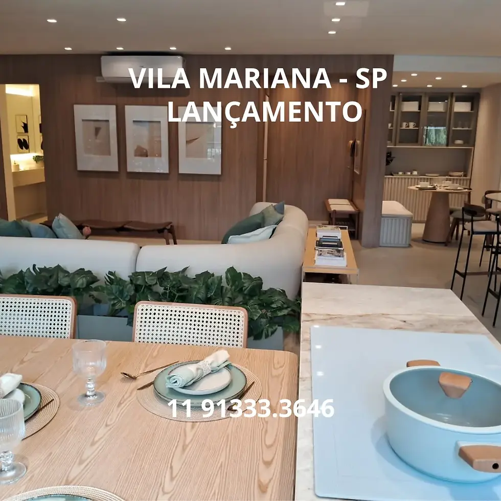 Miniatura: Lançamento Vila Mariana - SP - Living Ampliado vista do Terraço