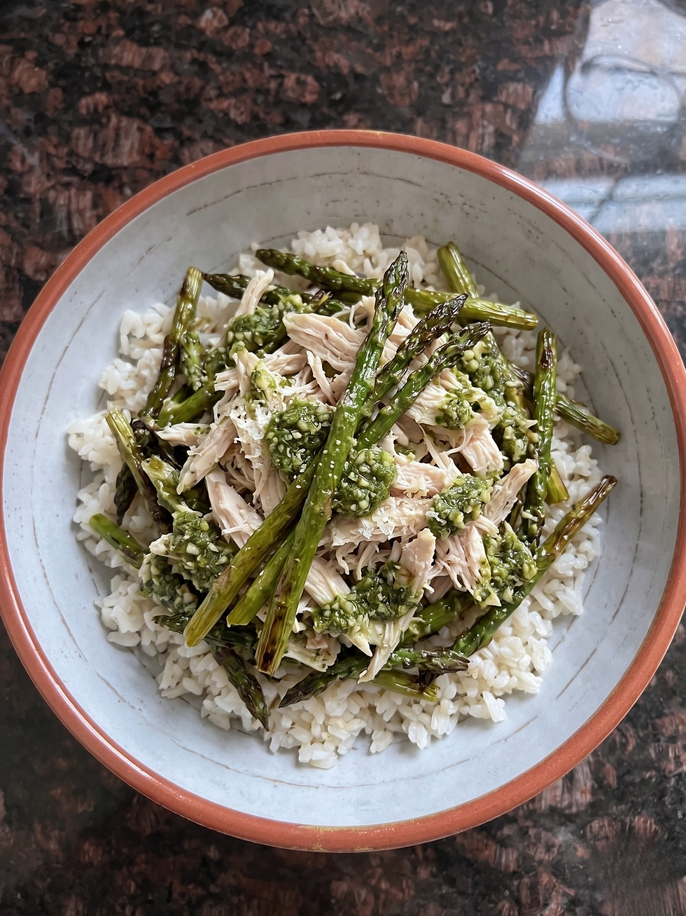 Lemon Chicken Apsaragus and Pesto | Appetite for Life | Jen Vondenbrink