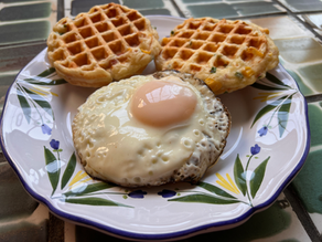 Corn, Bacon, and Cheddar Waffles | Appetite for Life | Jen Vondenbrink