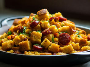 Jalapeño and Chorizo Cornbread Stuffing