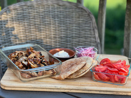 Grilled Chicken Shawarma Wraps