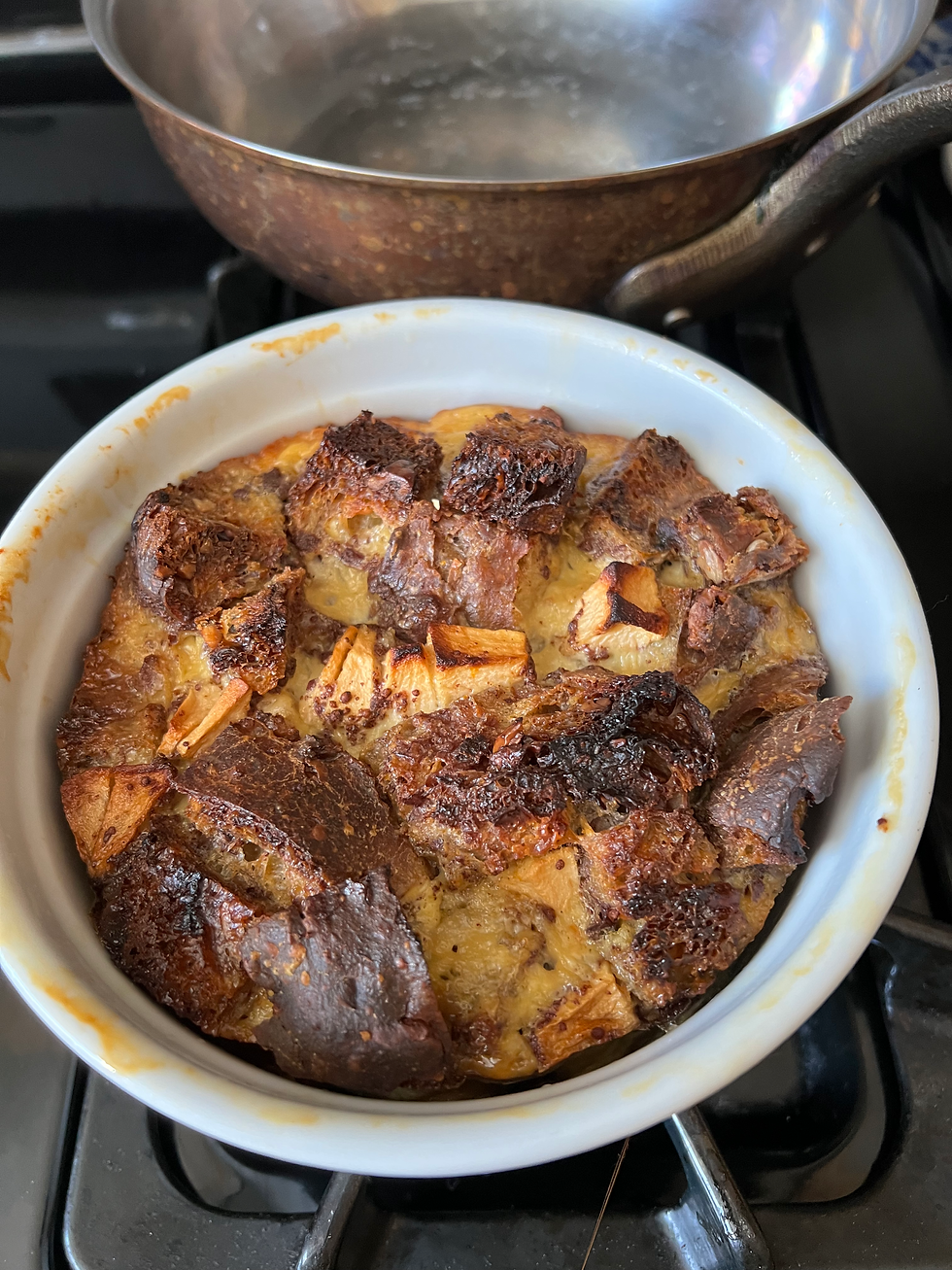 Apple Cider Bread Pudding