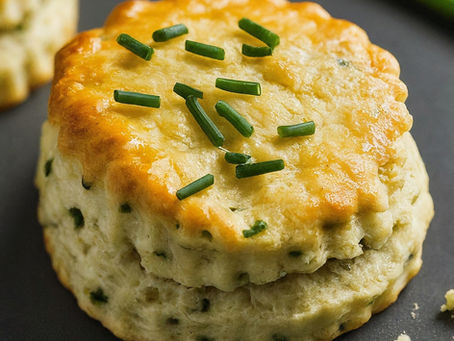 Chive and Cheddar Scones