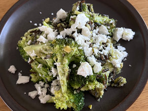 Broccoli and Wild Rice with Broccoli Pesto
