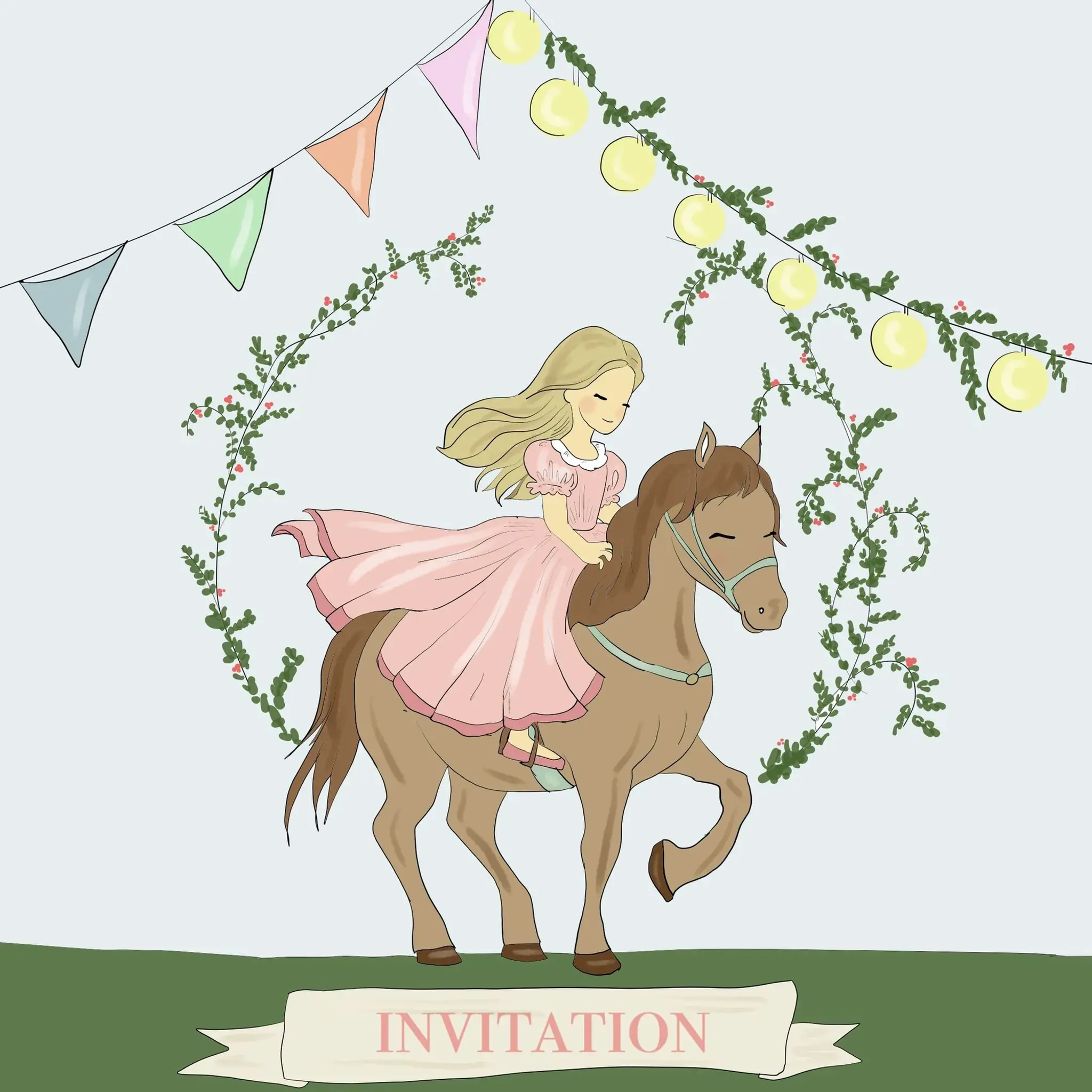 Invitation Anniversaire Fille