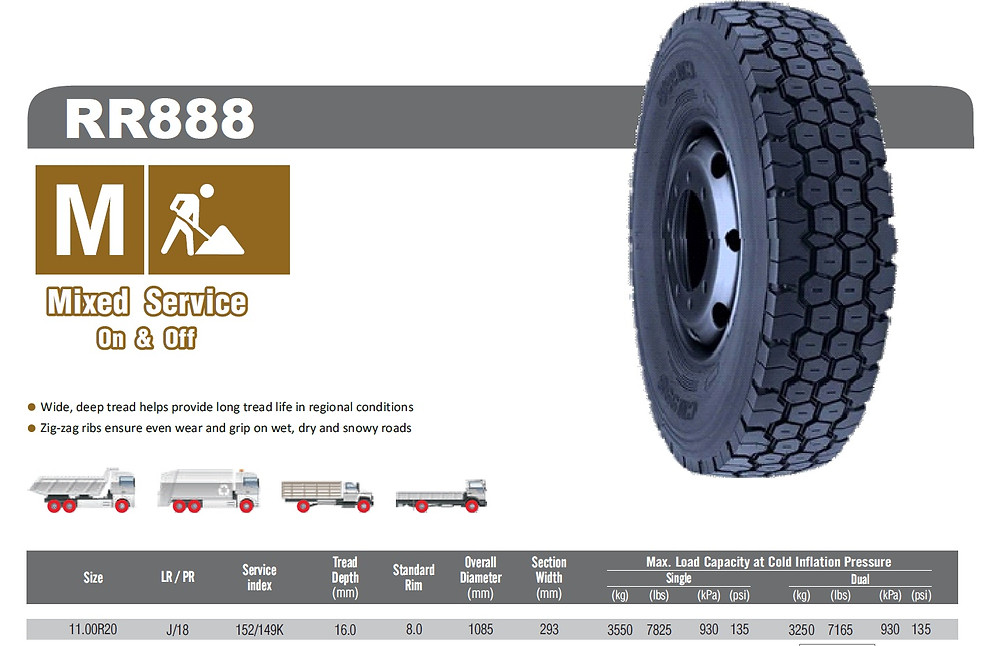 Long Route Tyres RR888