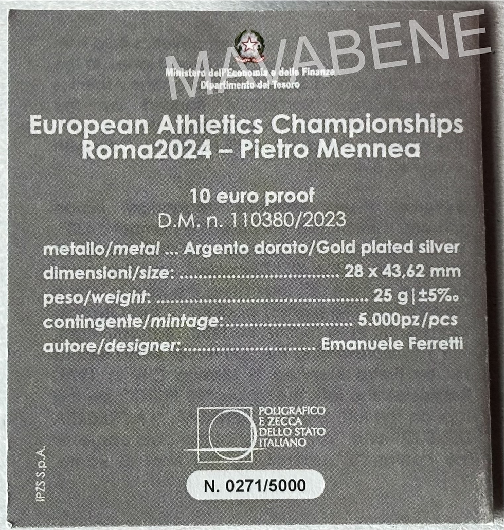 Thumbnail: ITALIA - 2024 - MENNEA