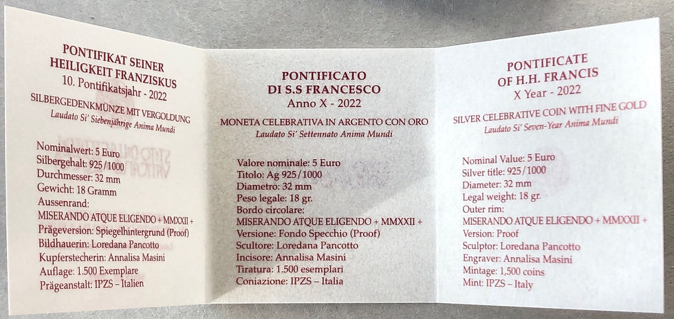 Thumbnail: VATICANO - 2022 - ANIMA MUNDI
