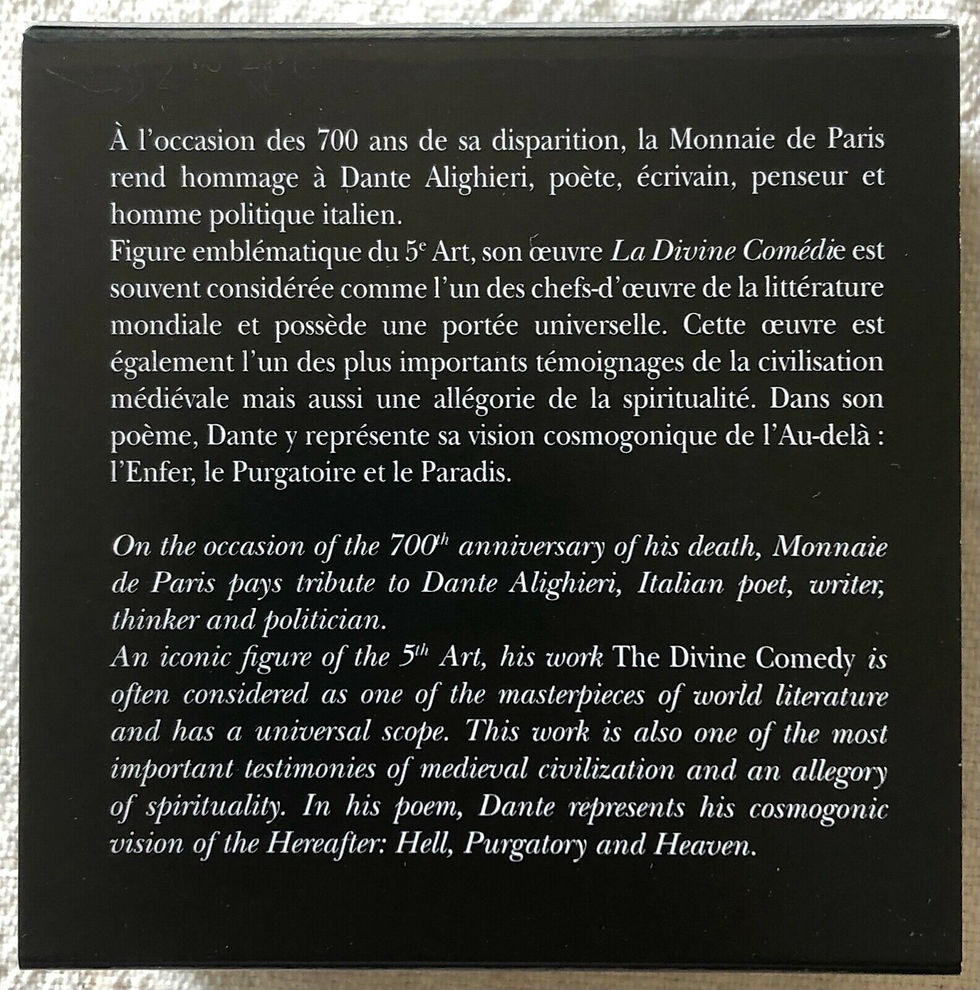 Thumbnail: FRANCIA - 2021 - DANTE ALIGHIERI