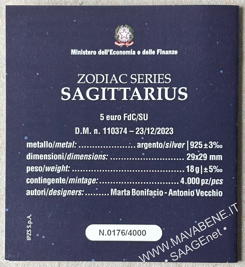 Miniatura: ITALIA - 2024 - SAGITTARIO