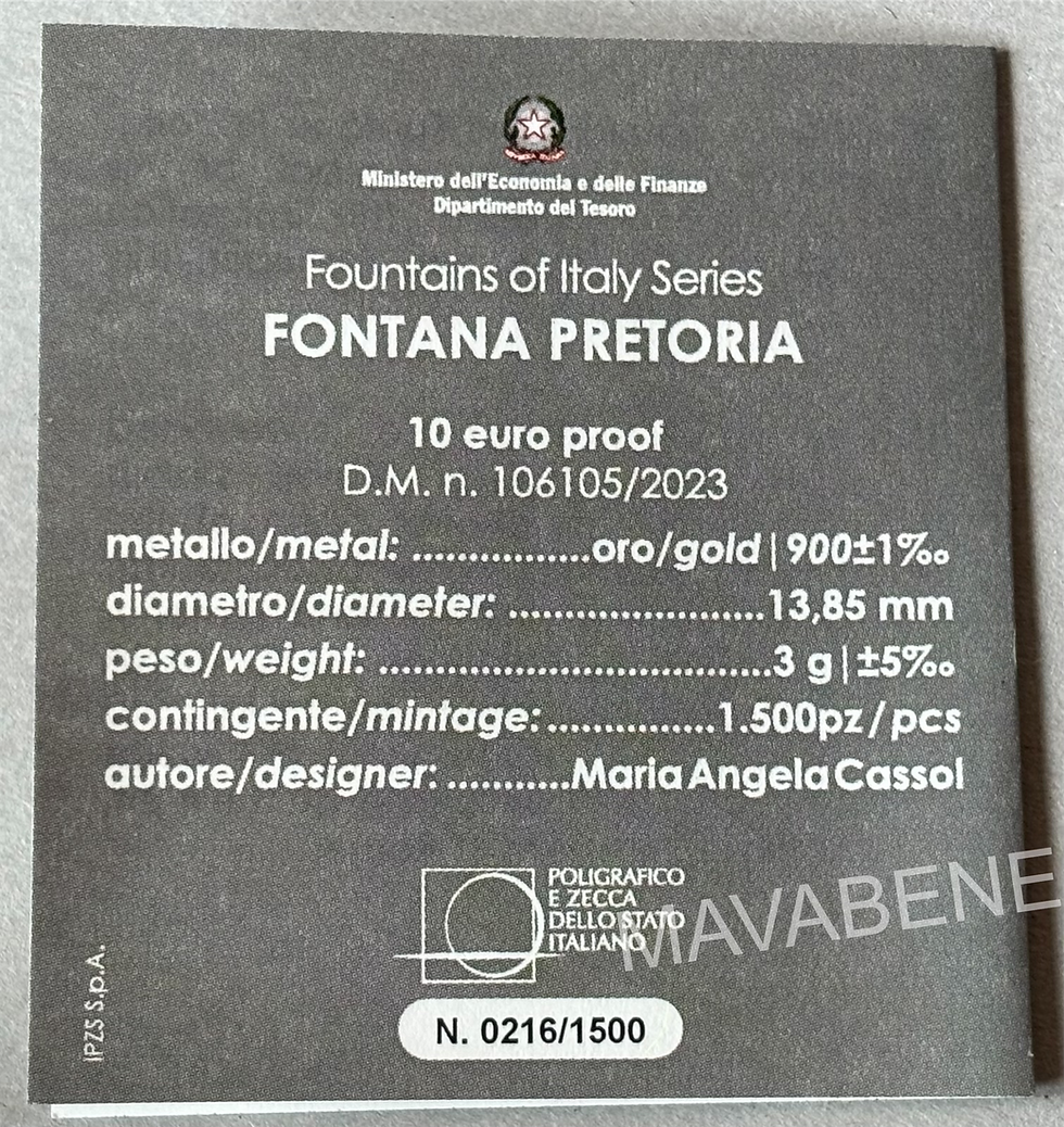 Thumbnail: ITALIA - 2024 - FONTANA PRETORIA