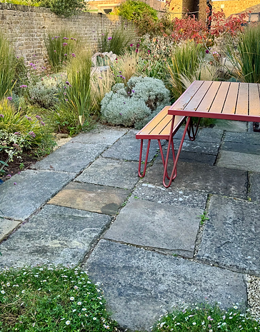 Dinning area garden design