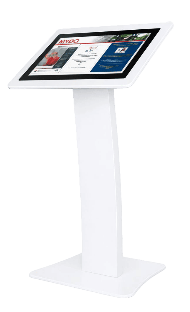 Tótem digital blanco